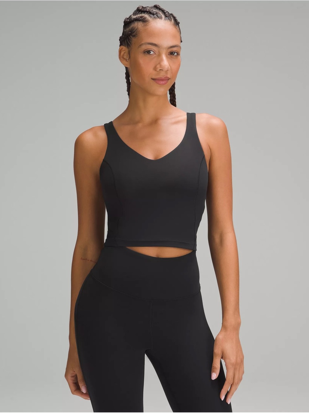NWT lululemon Align Tank Top, Light Support, C/D Cup, Black, Size 2
